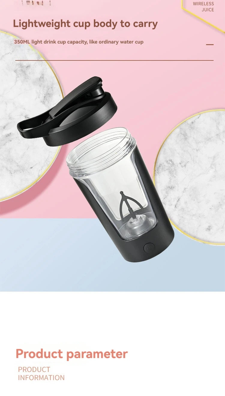 Electric Protein Shaker Bottle
